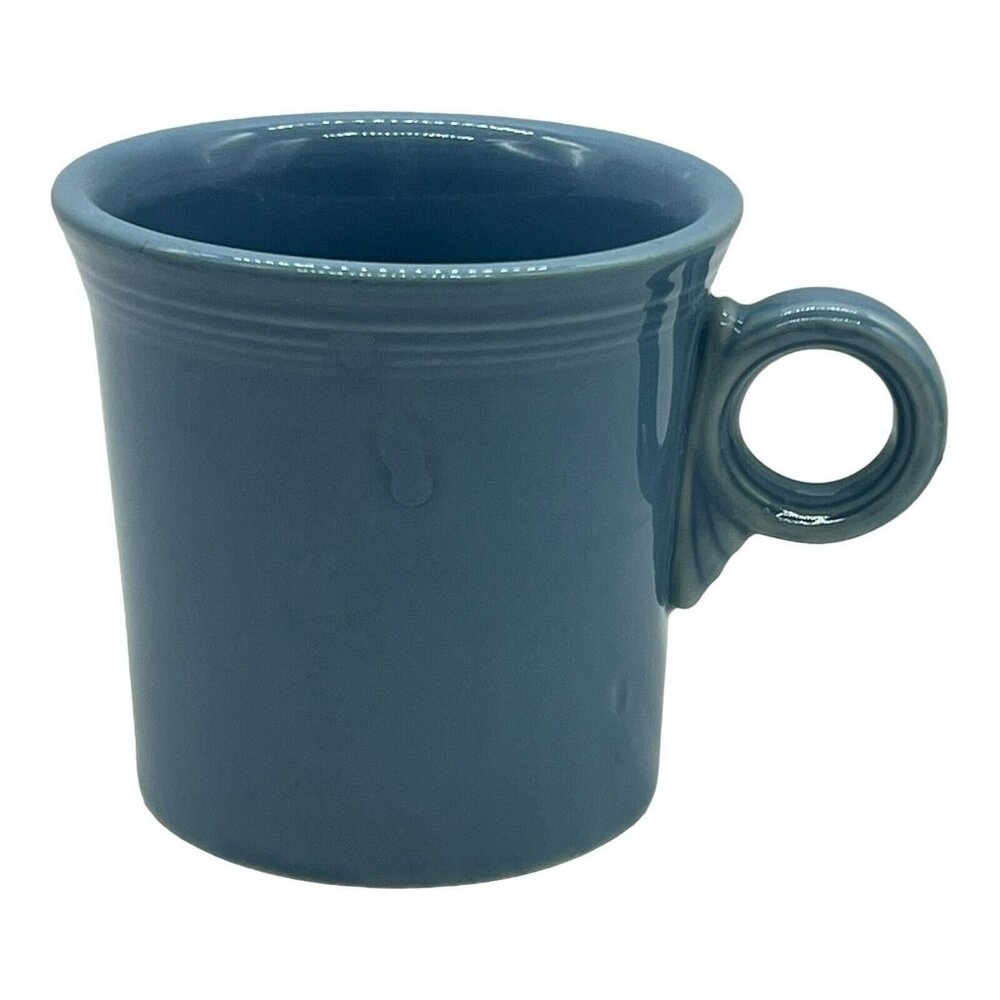 Fiesta Periwinkle Blue Mug Coffee Cup Fiestaware Ring Handle‎ Tom & Jerry